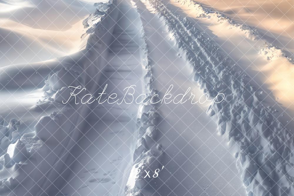 Kate Fleece Heavy Snow Floor Backdrop Designed by Kate Image
