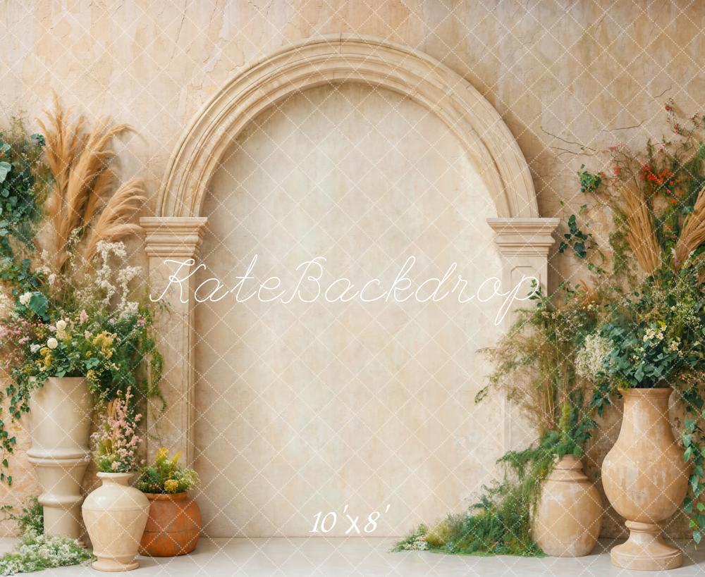 Kate Fleece Arch Plant Backdrop Designed by Emetselch - Kate Backdrop AU