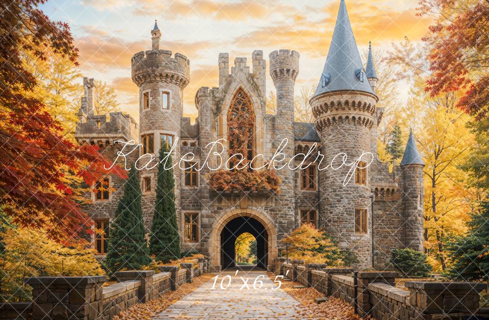 Kate Autumn Castle Backdrop Designed by Chain Photography