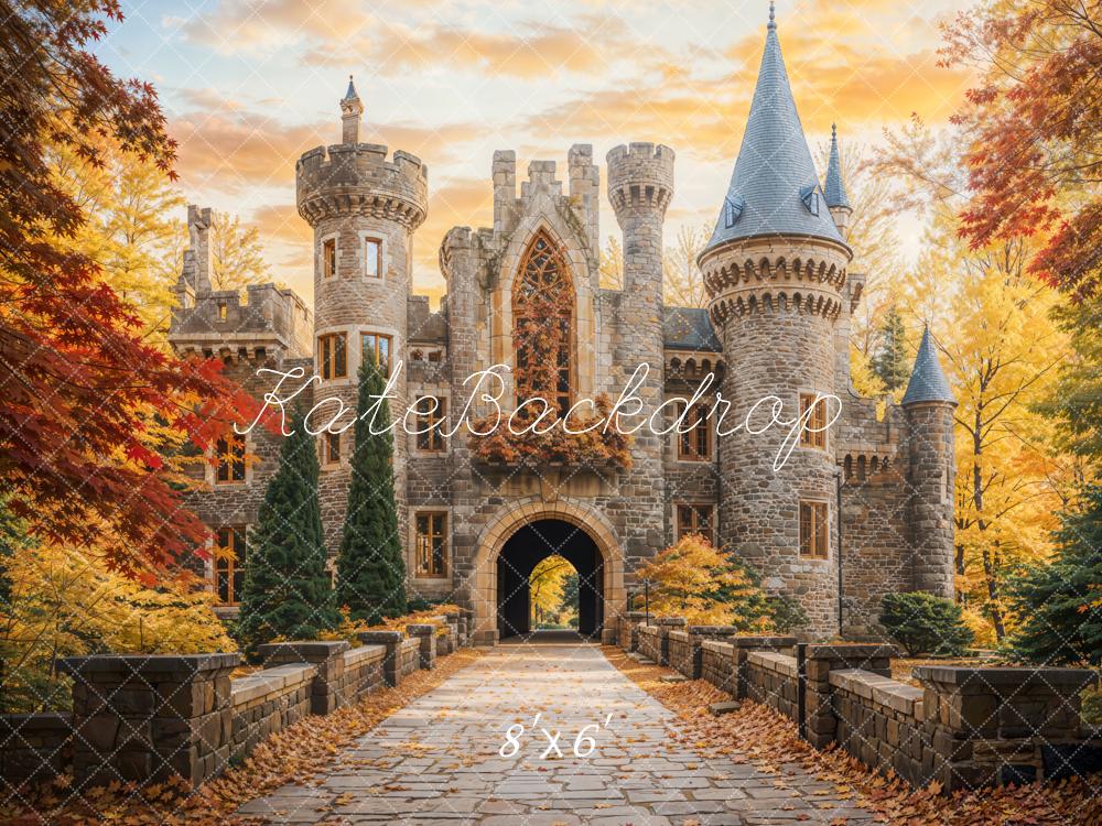Kate Autumn Castle Backdrop Designed by Chain Photography