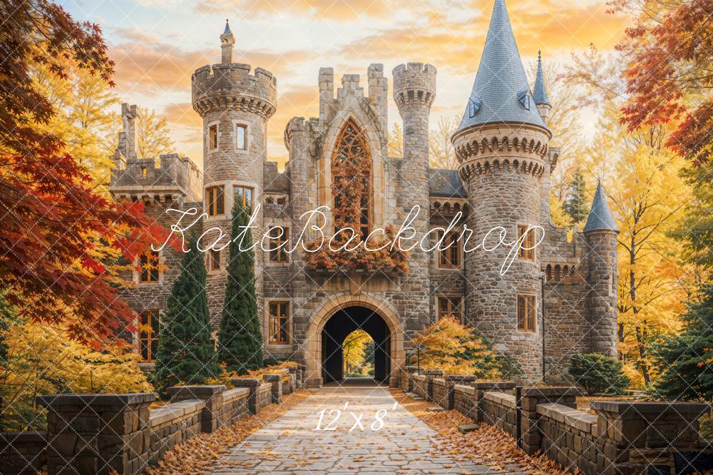 Kate Autumn Castle Backdrop Designed by Chain Photography