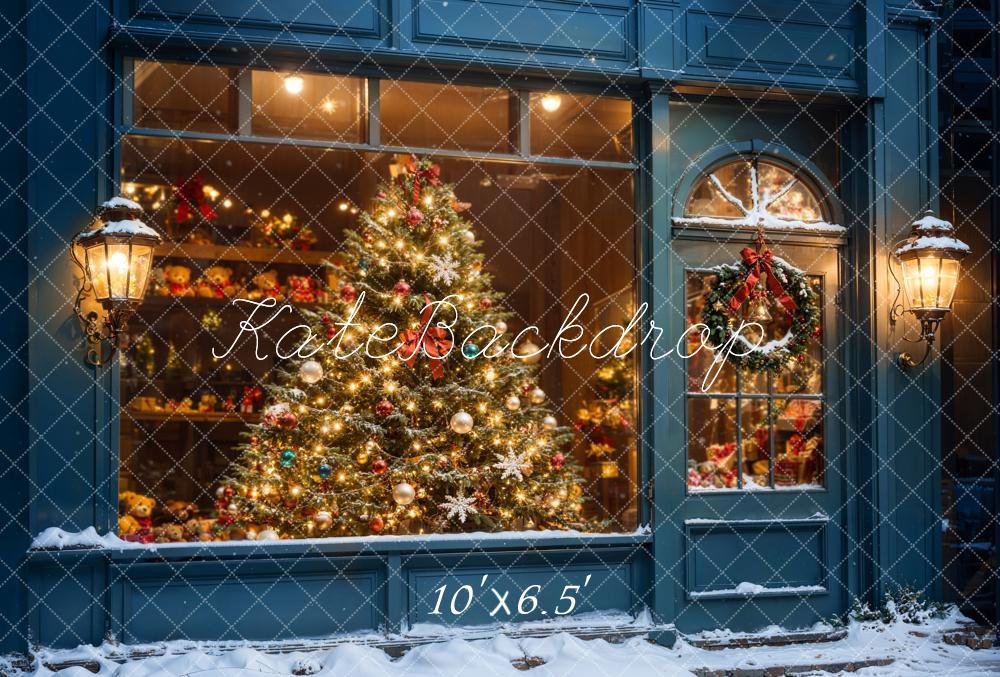 Kate Christmas Tree Window Backdrop Designed by Chain Photography - Kate Backdrop AU