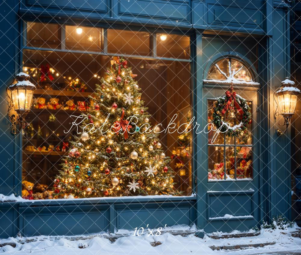 Kate Christmas Tree Window Backdrop Designed by Chain Photography - Kate Backdrop AU