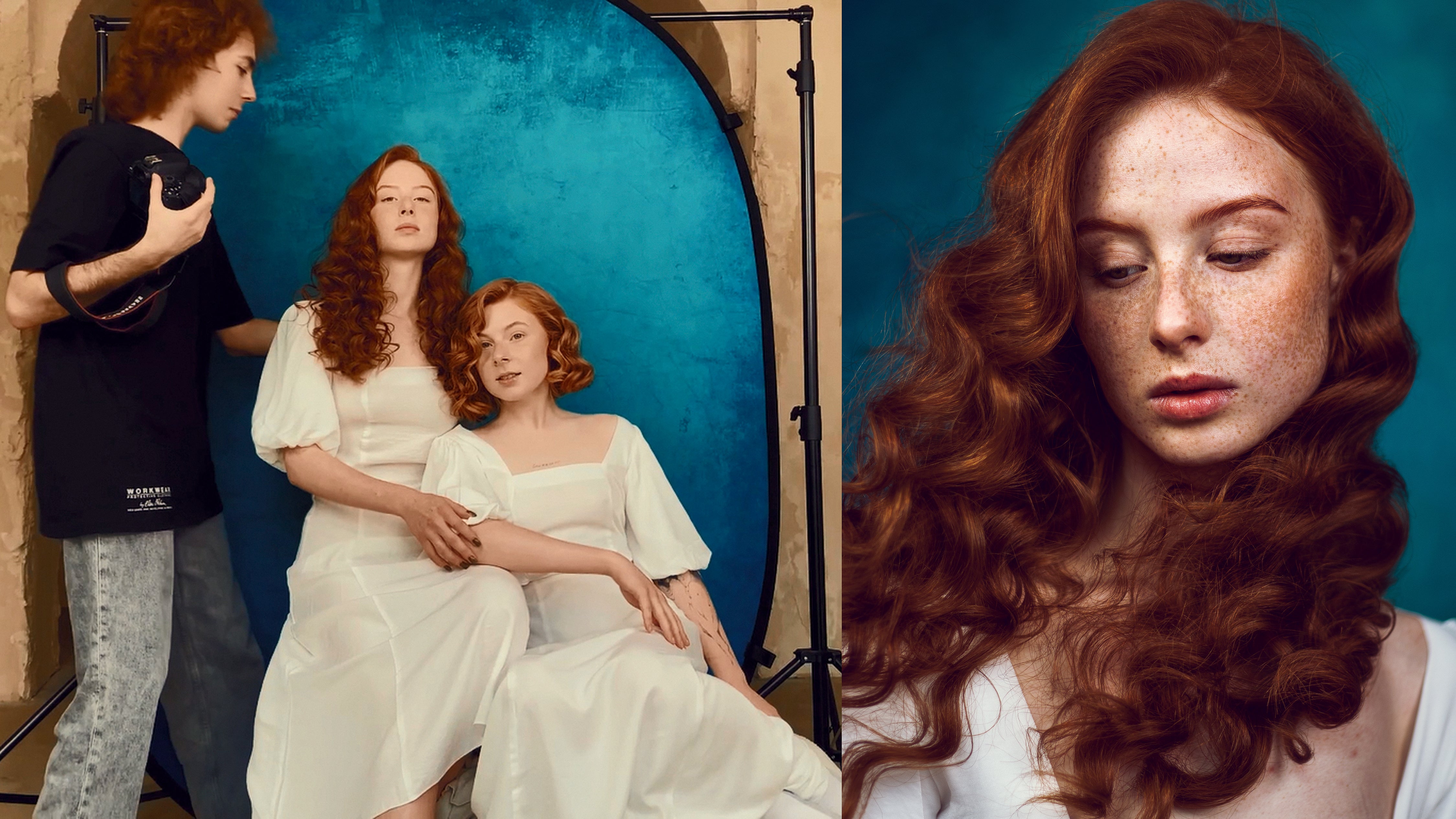 Kate Gray Abstract Texture/ Blue Green Abstract Texture Collapsible Backdrop Photography 5X6.5ft(1.5x2m) - katebackdrop AU