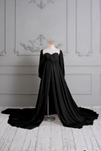 Kate Long Sleeve Chiffon Maternity Photoshoot Dress - Kate Backdrop AU