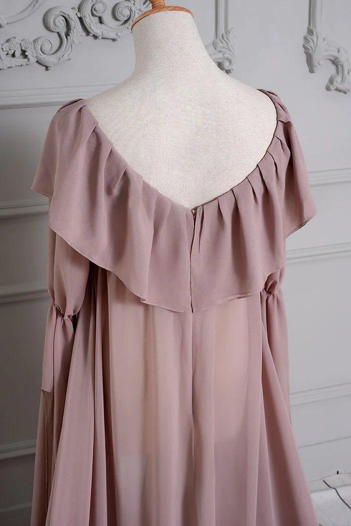 Kate Chiffon Tail Pregnant Women's Skirt Maternity Photoshoot Dress - Kate Backdrop AU