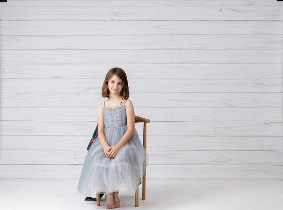 Kate White Wood Vinyl Backdrop Floor for Newborn - Kate Backdrop AU