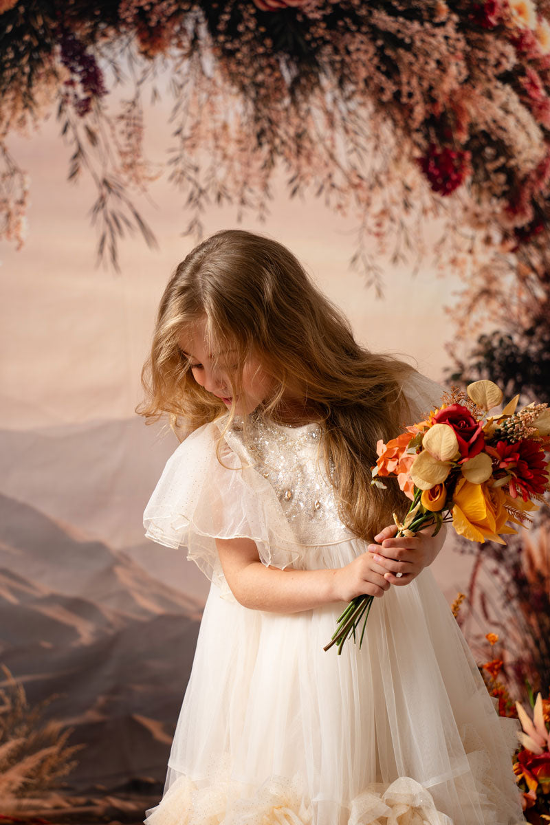 Kate Flower Arch Pampas Grass Backdrop Designed by Emetselch - Kate Backdrop AU