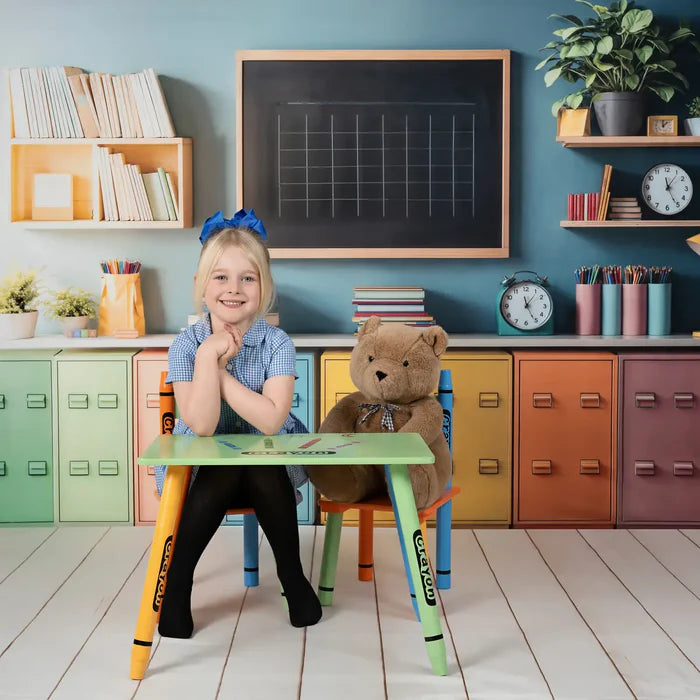 Kate Back to School Color Cabinet Backdrop+Wood Planks Floor Backdrop - Kate Backdrop AU