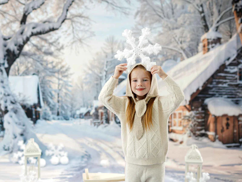 Kate Winter Outdoor Snow Scene Photo Kit