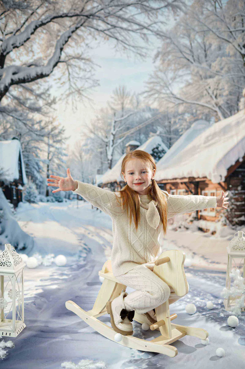 Kate Winter Outdoor Snow Scene Photo Kit