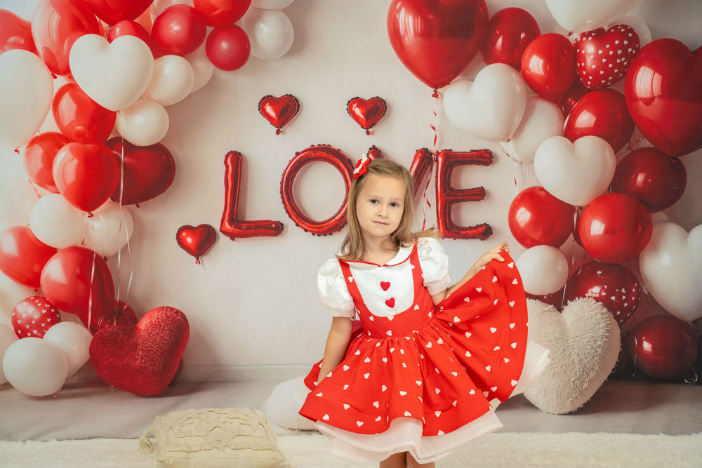 Kate Spring/Summer Heart Collar Kids Dress for Photography - Kate Backdrop AU