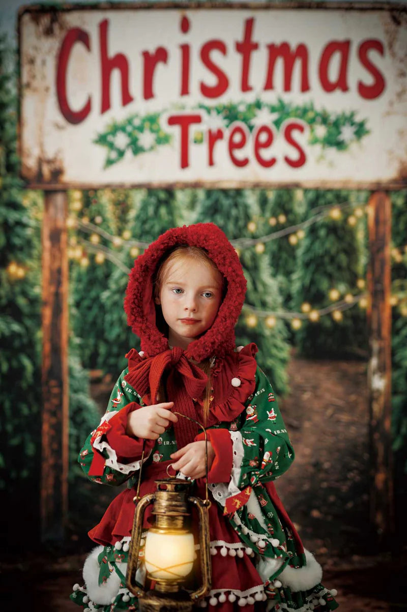 Kate Winter Wild Christmas Tree Gifts Farm Photo Kit - Kate Backdrop AU