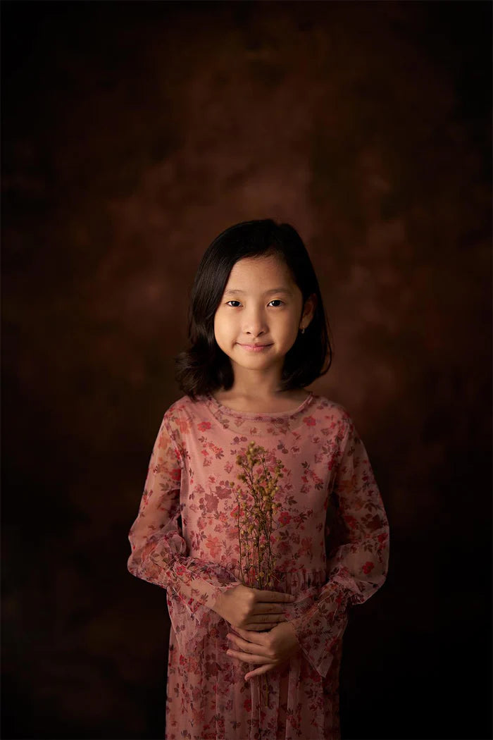 Kate Deep Brown/Light Brown Collapsible Backdrop Photography 5X6.5ft(1.5x2m) - Kate Backdrop AU