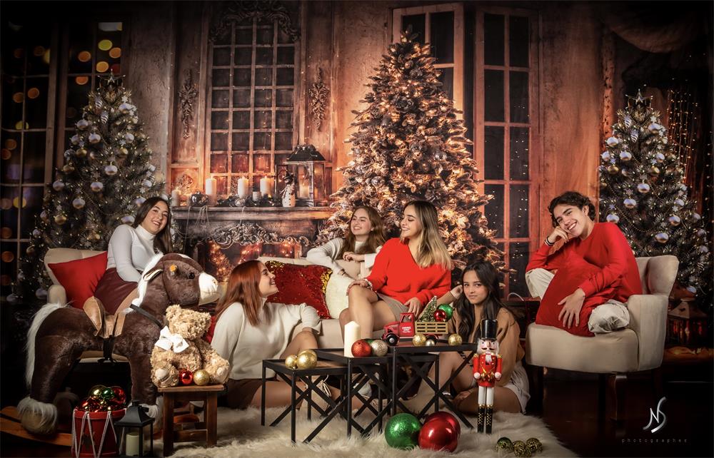 Kate Candlelit Christmas Tree Backdrop Designed by Chain Photography - Kate Backdrop AU