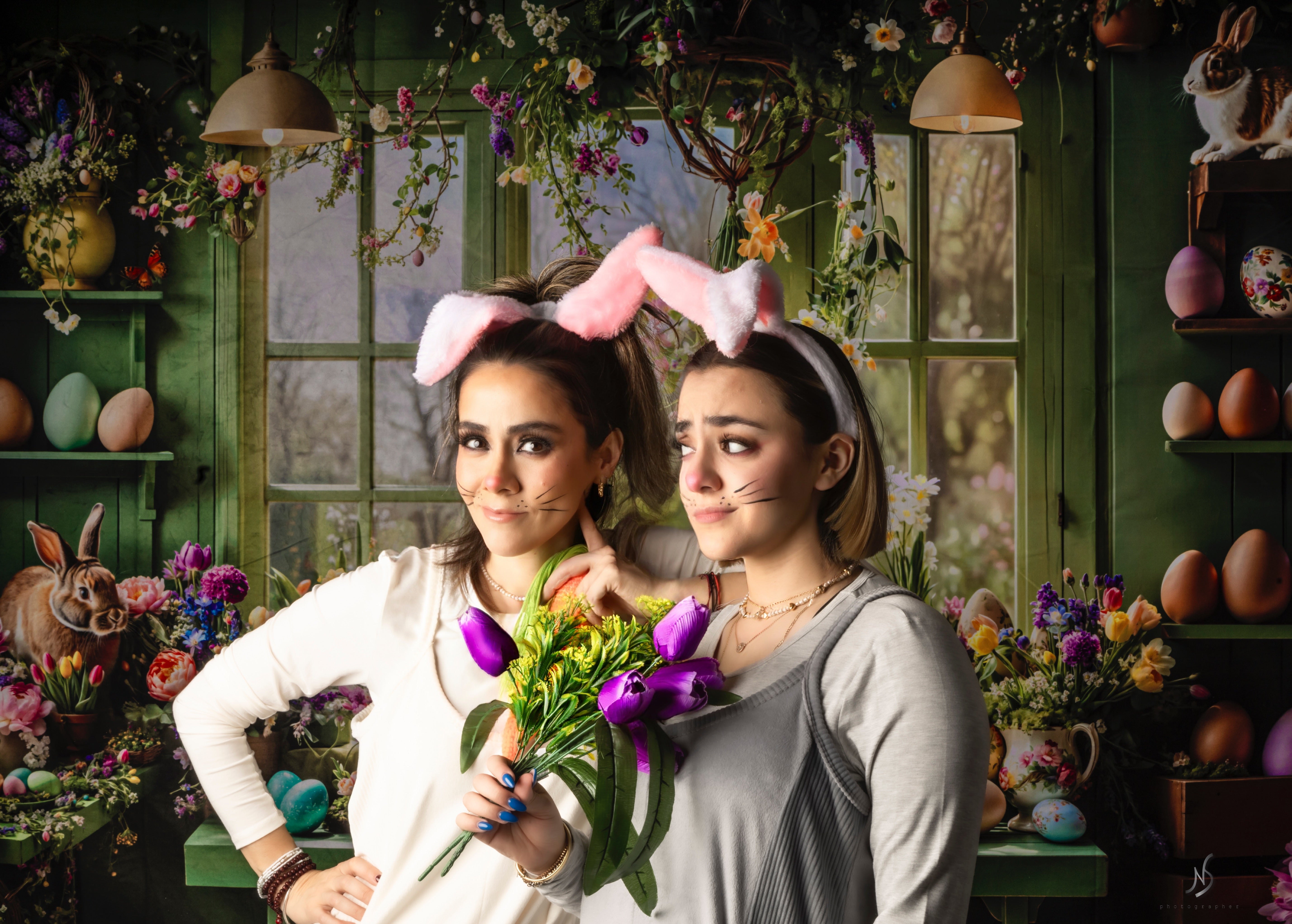 Kate Green Spring Easter Eggs Backdrop Designed by Emetselch - Kate Backdrop AU