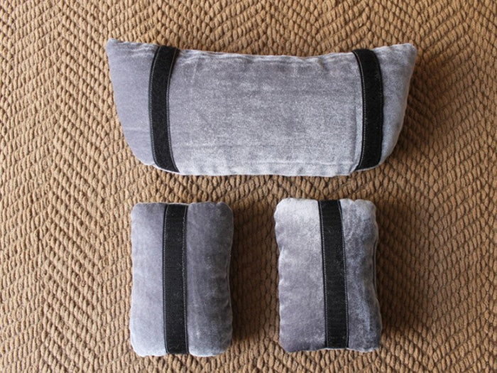 Kate 3 pcs Newborn photography auxiliary props velvet lying Posing pillows - Kate Backdrop AU