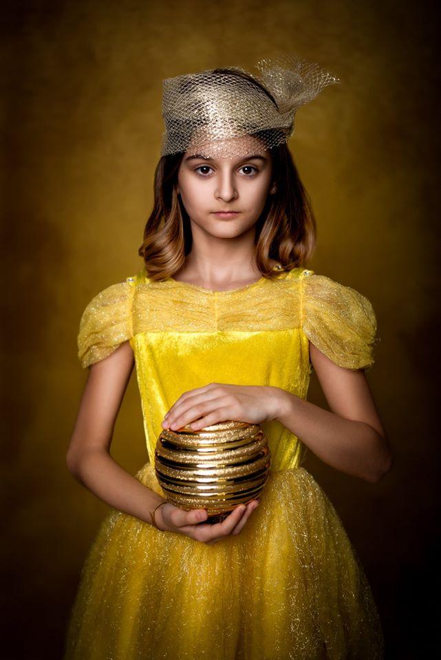 Kate Abstract Dark Golden Backdrop for Photography - Kate Backdrop AU