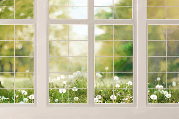 Kate Window Backdrop Spring Garden Designed by Emetselch - Kate Backdrop AU