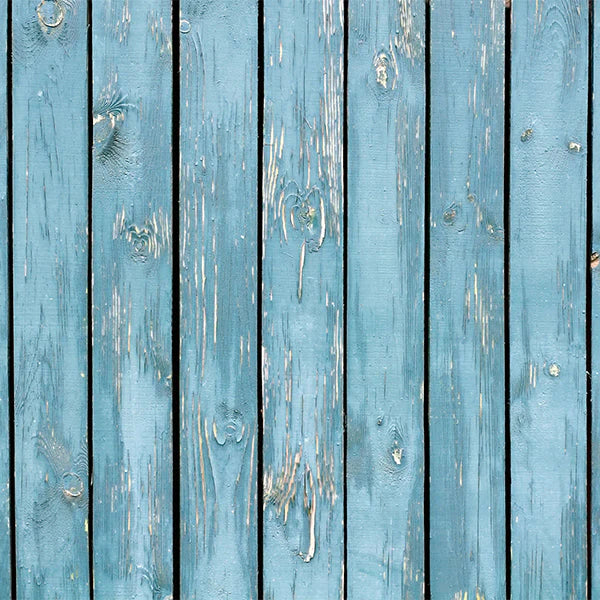 Kate Blue Wood Wall Children Vinyl Photos Backdrop Floor - Kate Backdrop AU