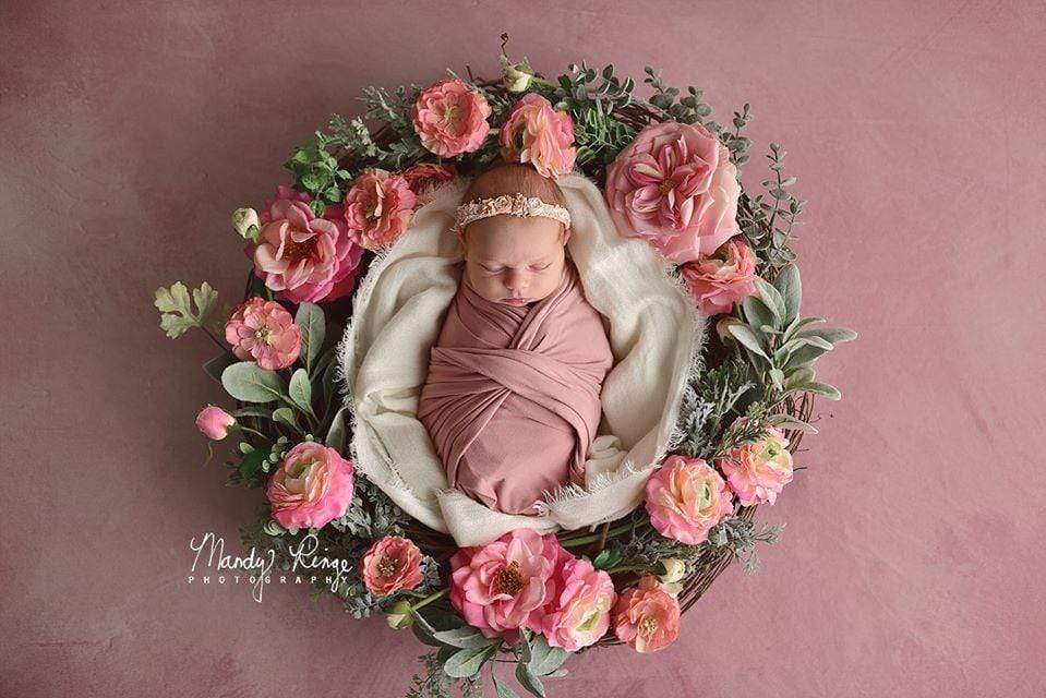 Kate Pink Tones Abstract Texture Fleece Backdrop designed by Veronika Gant - Kate Backdrop AU