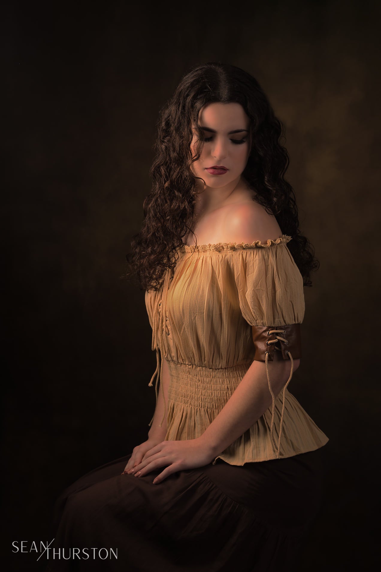 Kate Fine Art Abstract Backdrop Dark Brown Designed by Kate Image - Kate Backdrop AU