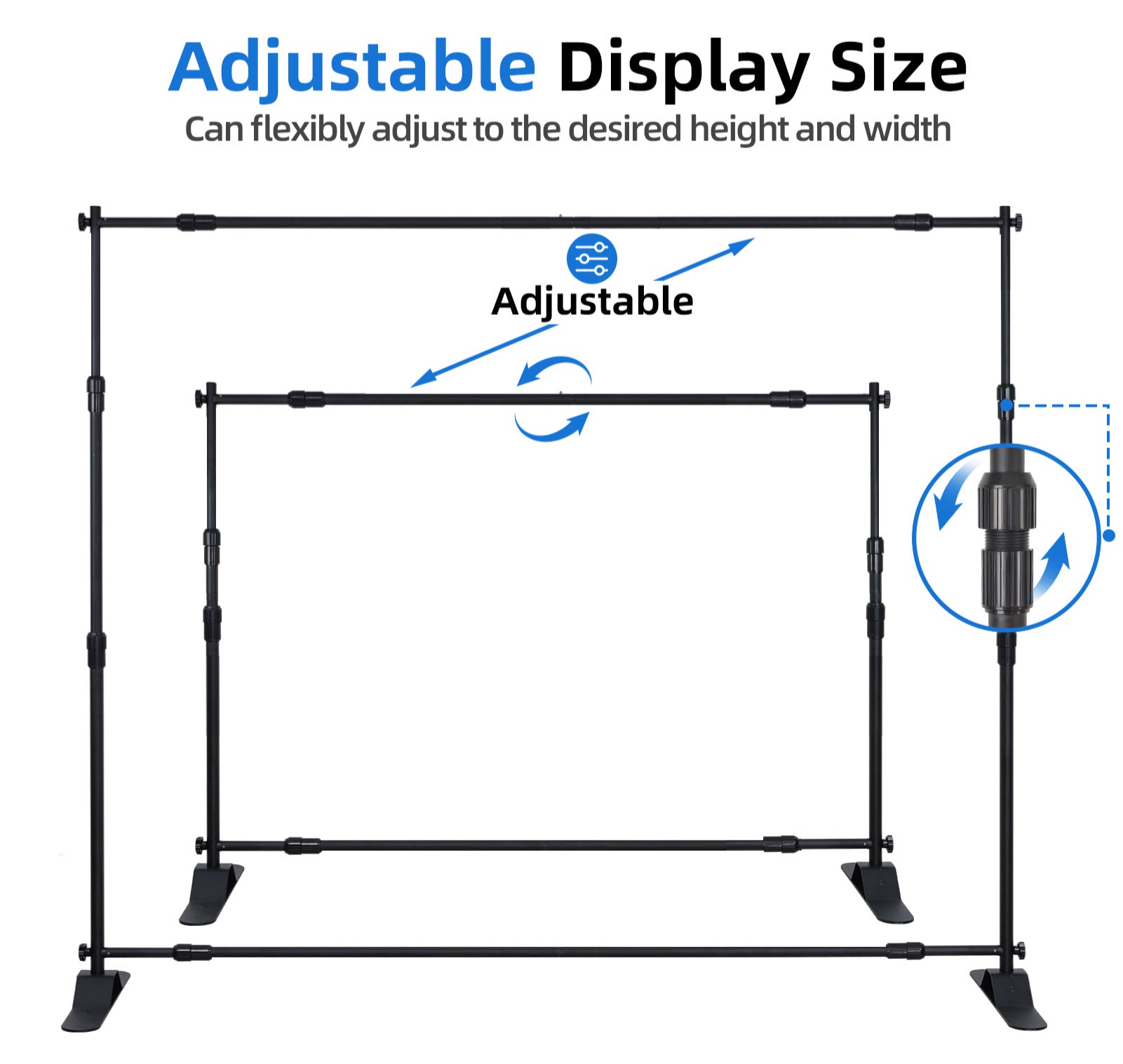 Kate Framework Telescopic Equipment Adjustable Photographic Backdrop Display Stand