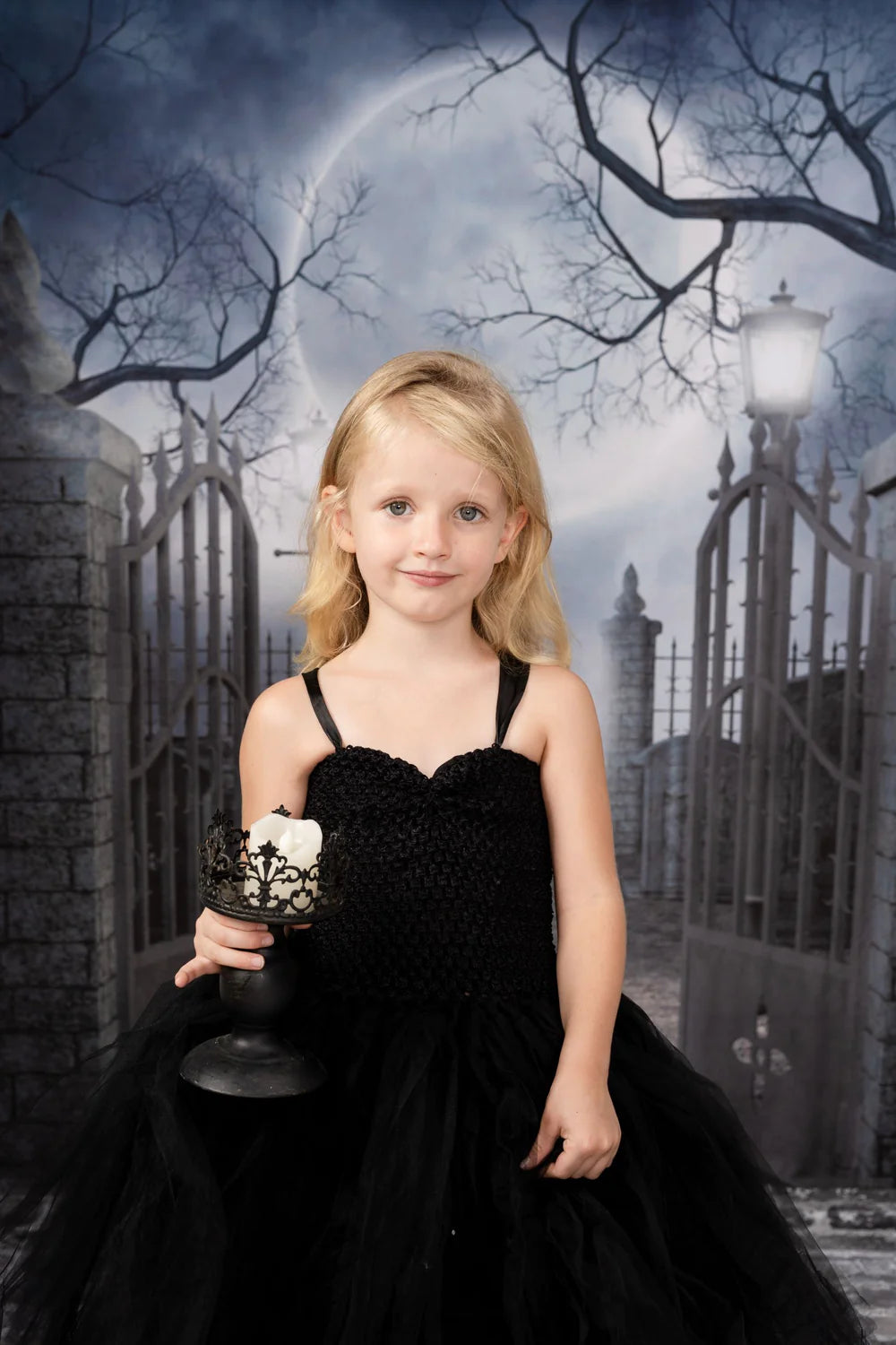 Kate Halloween fabric Backdrop for photography Haunted house - Kate Backdrop AU