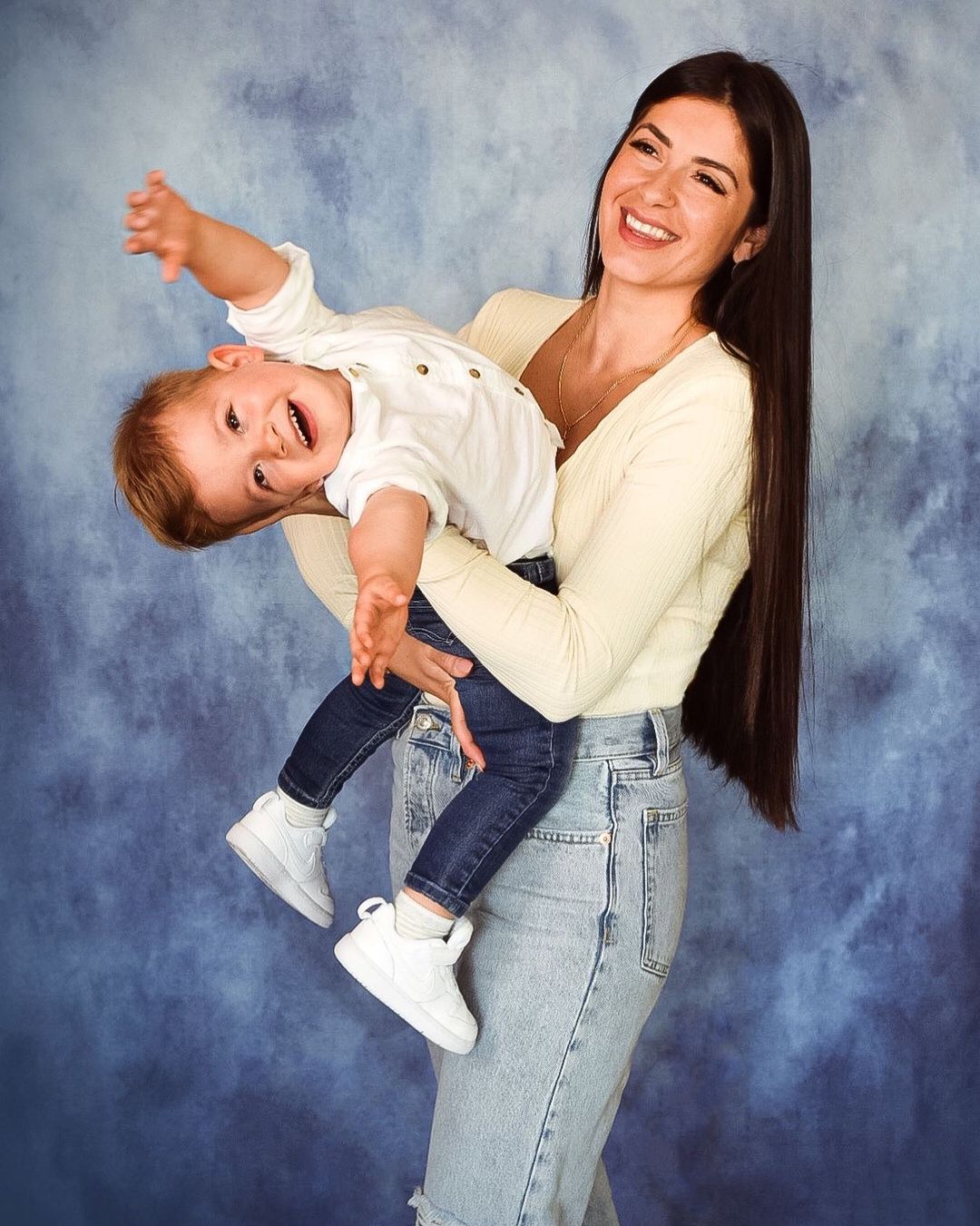 LONSALE Kate Abstract Blue Texture Backdrops For Photography - Kate Backdrop AU