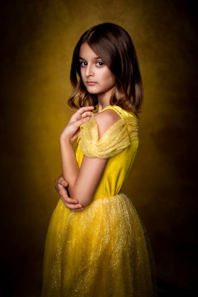 Kate Abstract Dark Golden Backdrop for Photography - Kate Backdrop AU