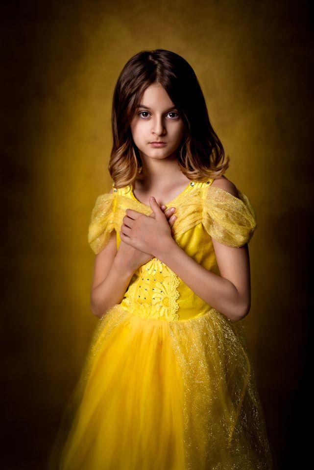 Kate Abstract Dark Golden Backdrop for Photography - Kate Backdrop AU