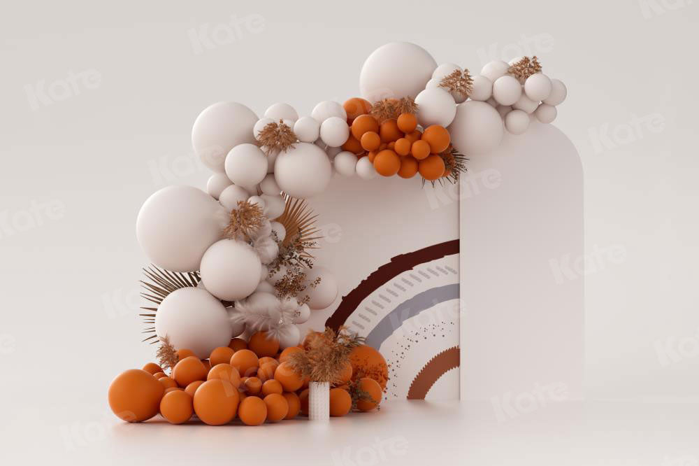 LONSALE Kate Fall Boho balloon Backdrop Cake Smash Designed by Uta Mueller Photography - Kate Backdrop AU