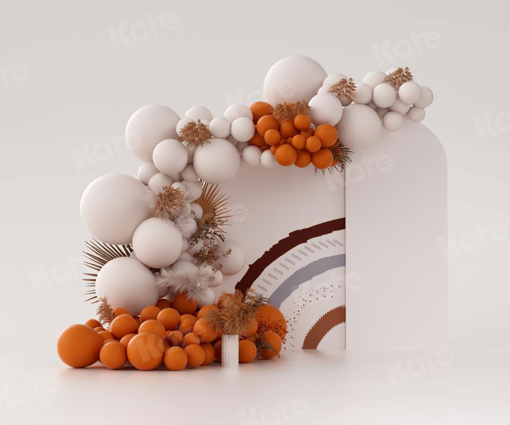 LONSALE Kate Fall Boho balloon Backdrop Cake Smash Designed by Uta Mueller Photography - Kate Backdrop AU
