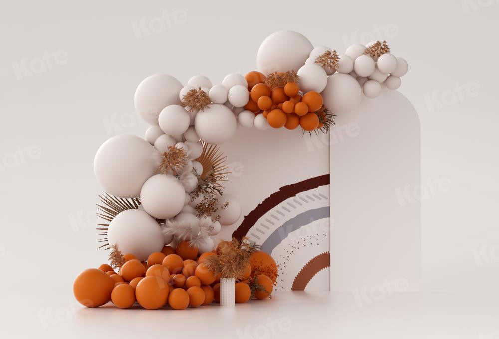 LONSALE Kate Fall Boho balloon Backdrop Cake Smash Designed by Uta Mueller Photography - Kate Backdrop AU