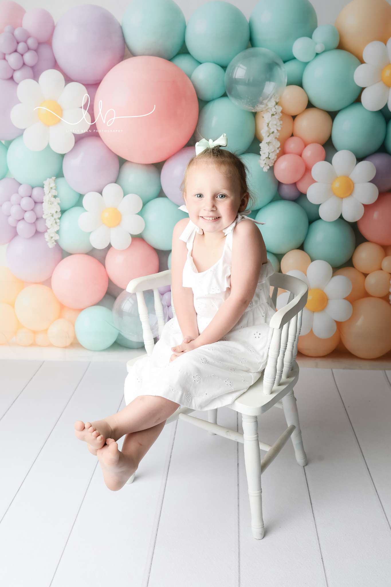 Kate Cake Smash Balloon Wall Backdrop Designed by Ashley Paul