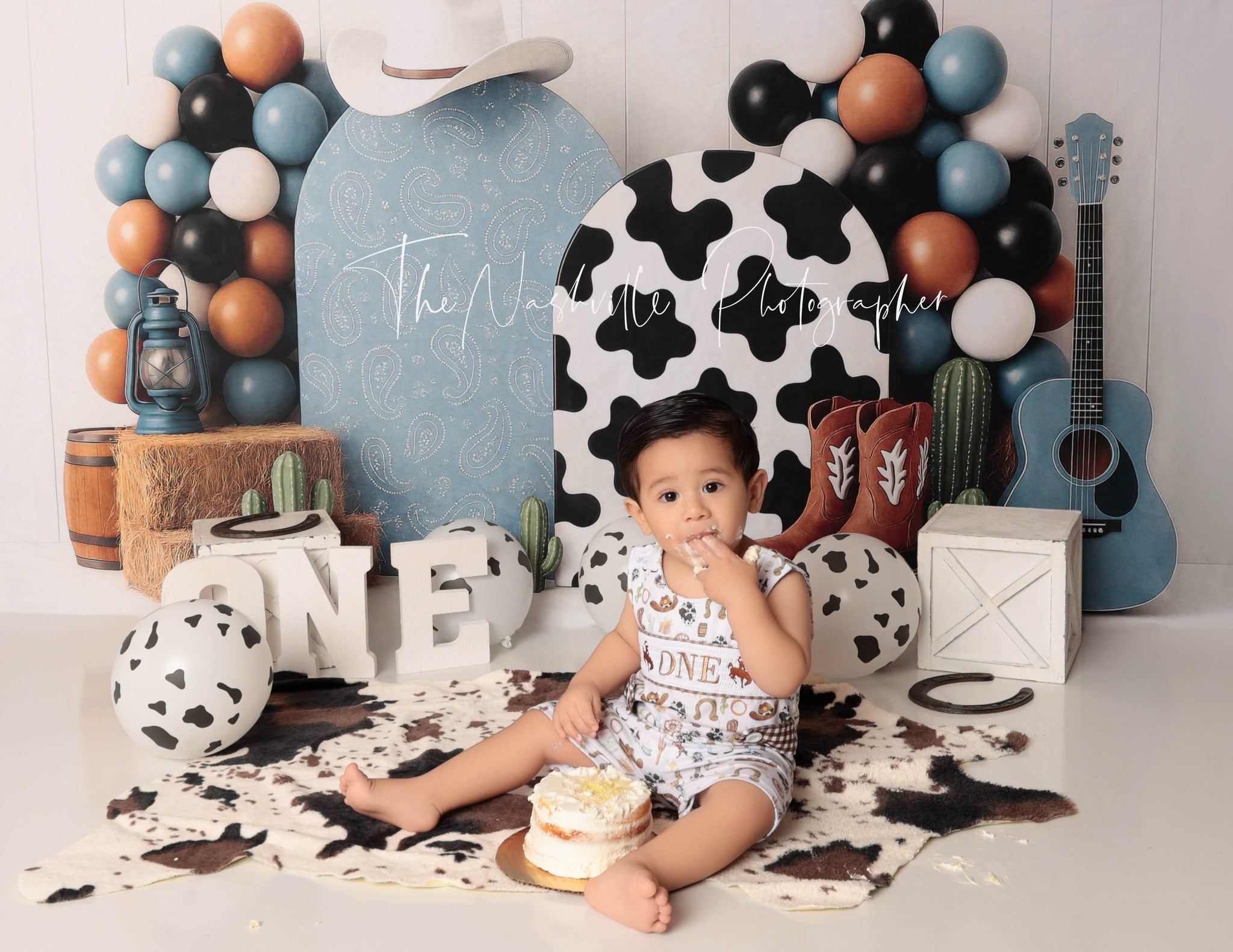 Kate Cowboy Backdrop Designed by Ashley Paul - Kate Backdrop AU