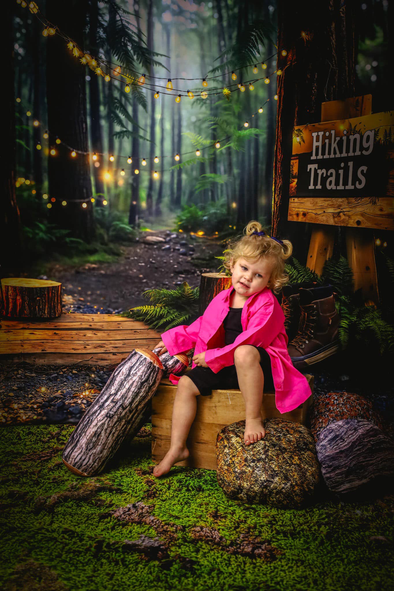 Kate Forest Hiking Trails Backdrop Designed by Kate Image - Kate Backdrop AU