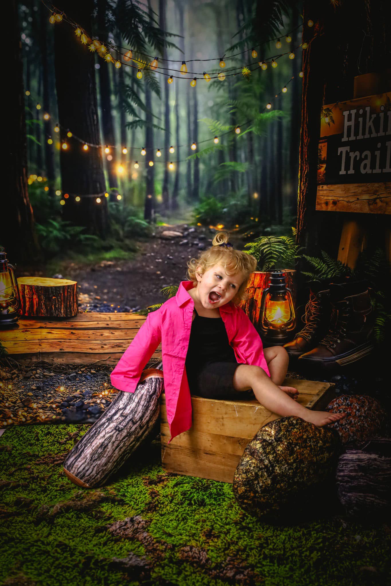 Kate Forest Hiking Trails Backdrop Designed by Kate Image - Kate Backdrop AU