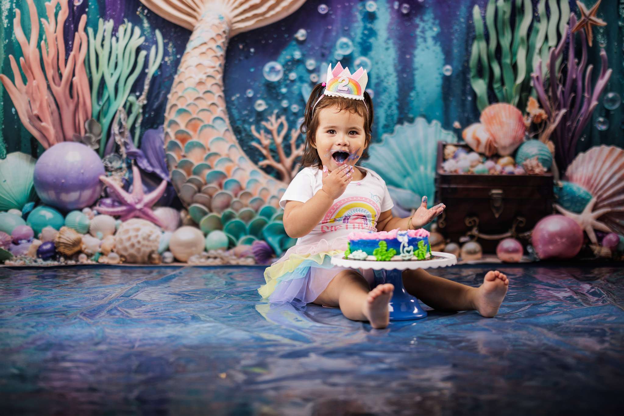 Kate Mermaid Under the Sea Backdrop Designed by Emetselch - Kate Backdrop AU