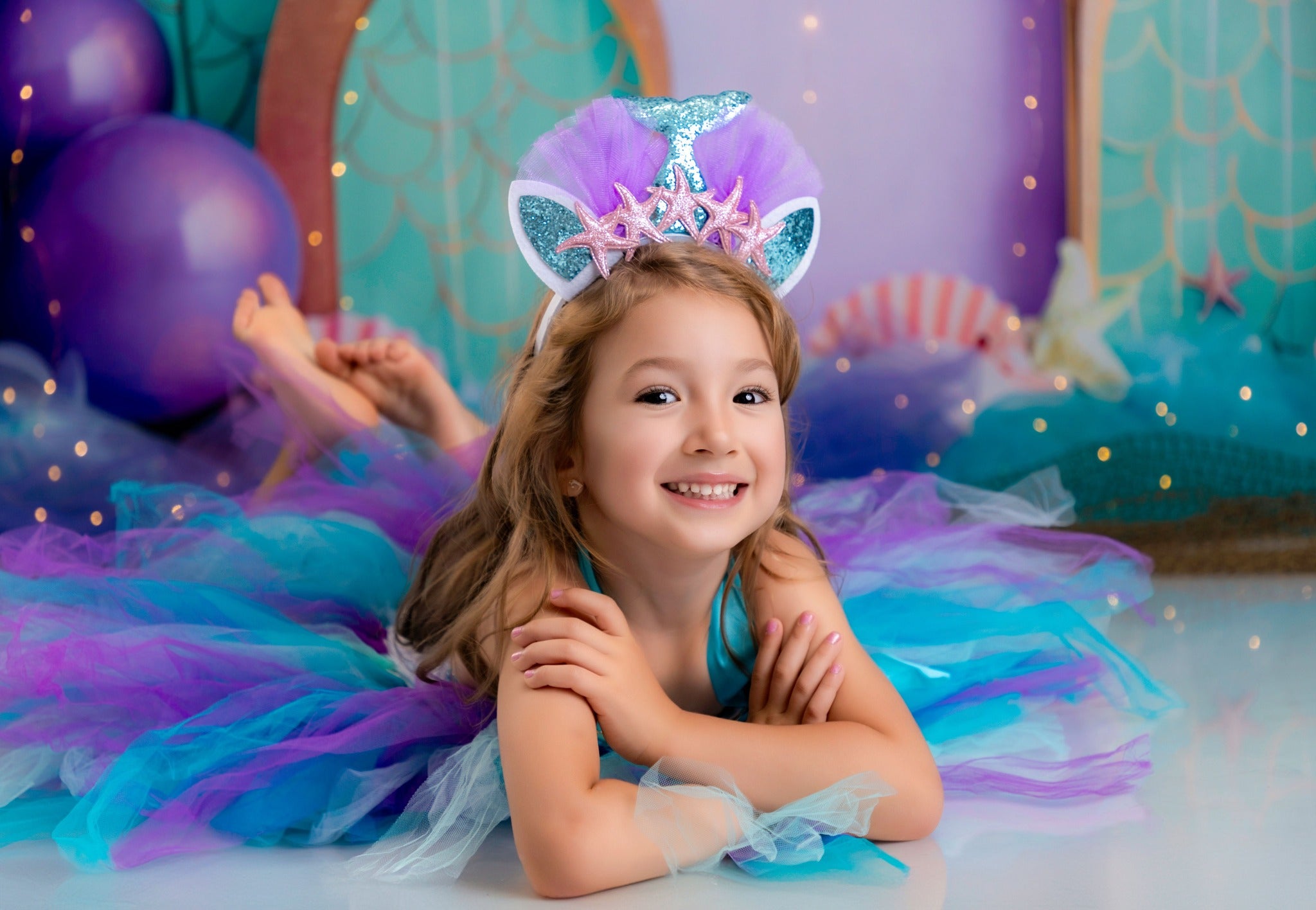Kate Mermaids Smash Cake Backdrop