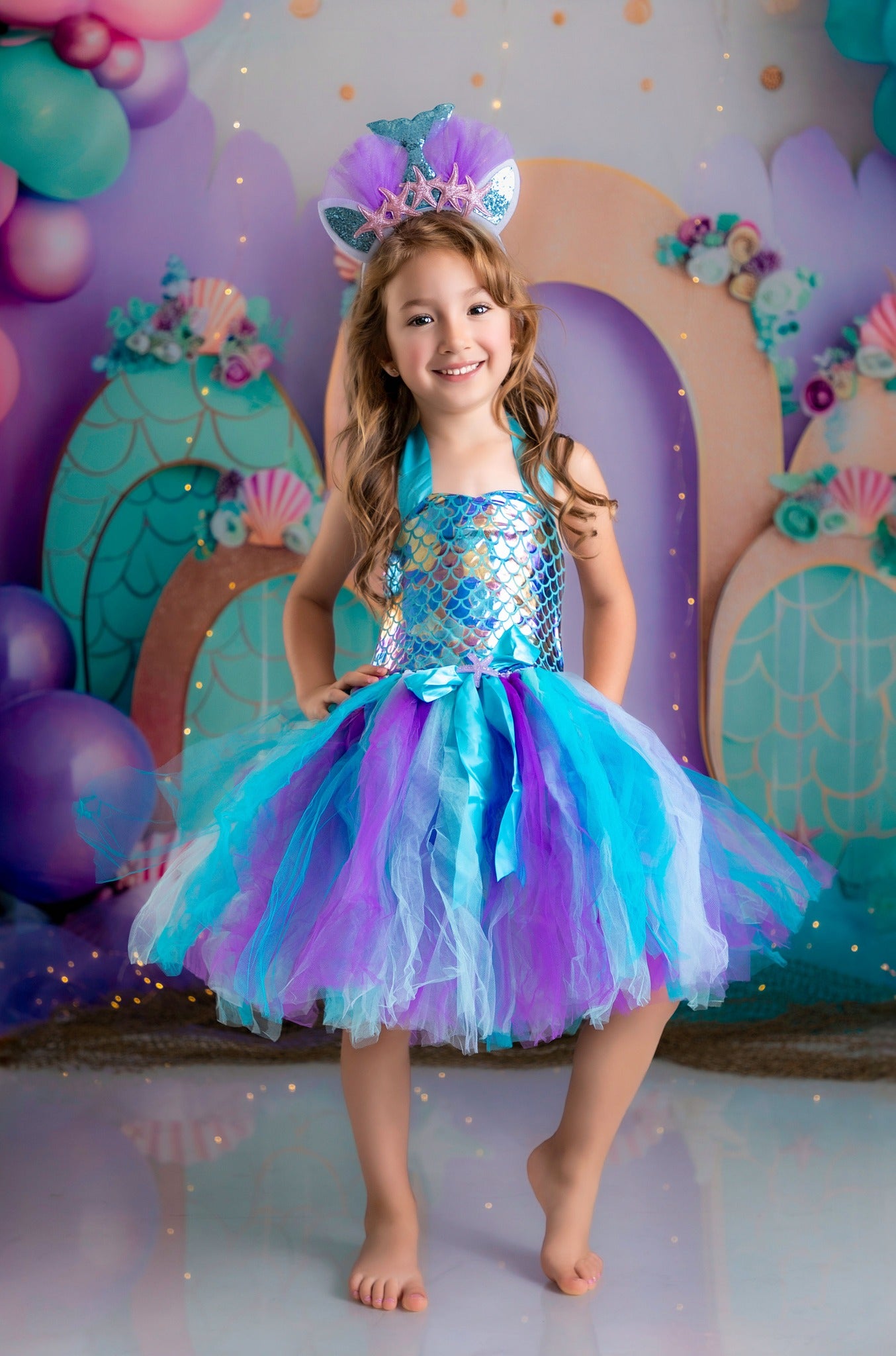 Kate Mermaids Smash Cake Backdrop