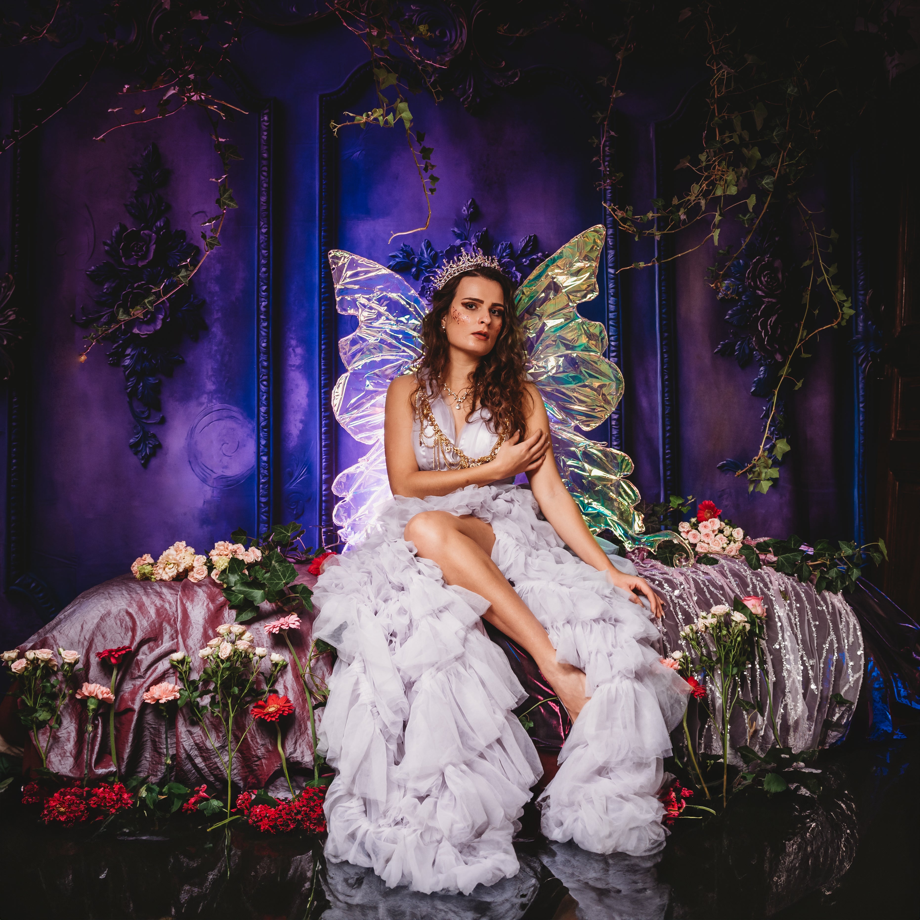 Kate Retro Blue Purple Wall Backdrop Designed by Chain Photography - Kate Backdrop AU