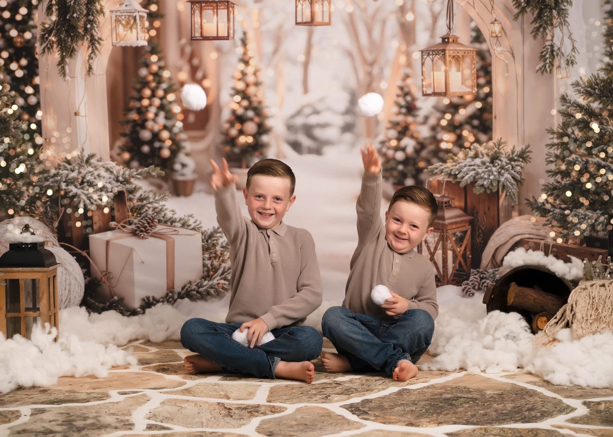 Kate Snow Christmas Arch Backdrop Designed by Emetselch - Kate Backdrop AU
