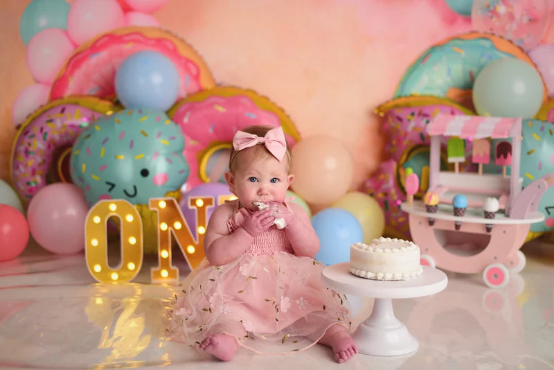 Kate Donut Cake Smash Photo Kit - Kate Backdrop AU