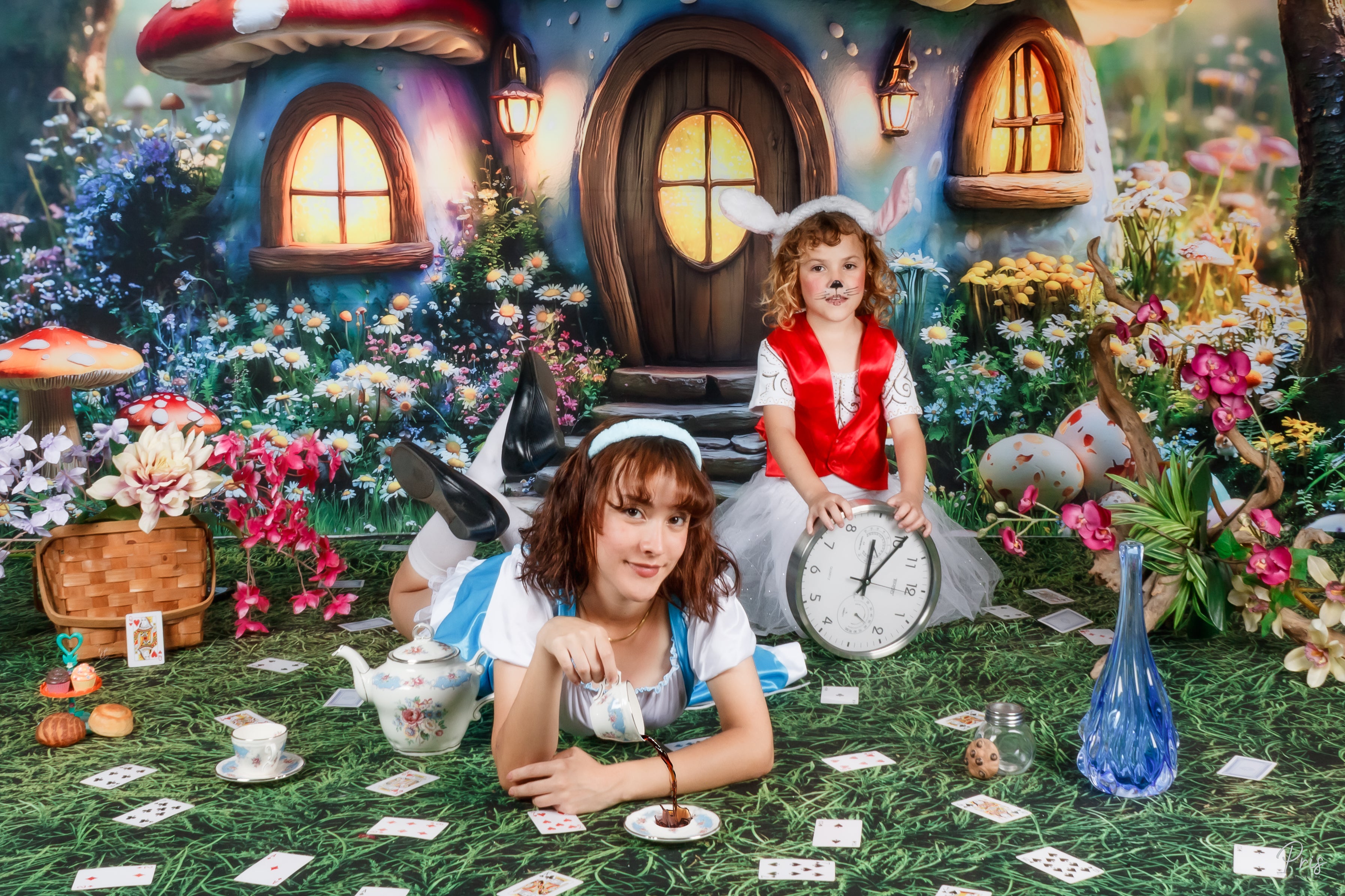 Kate Easter Fairy Mushroom House Forest Backdrop Designed by Emetselch - Kate Backdrop AU