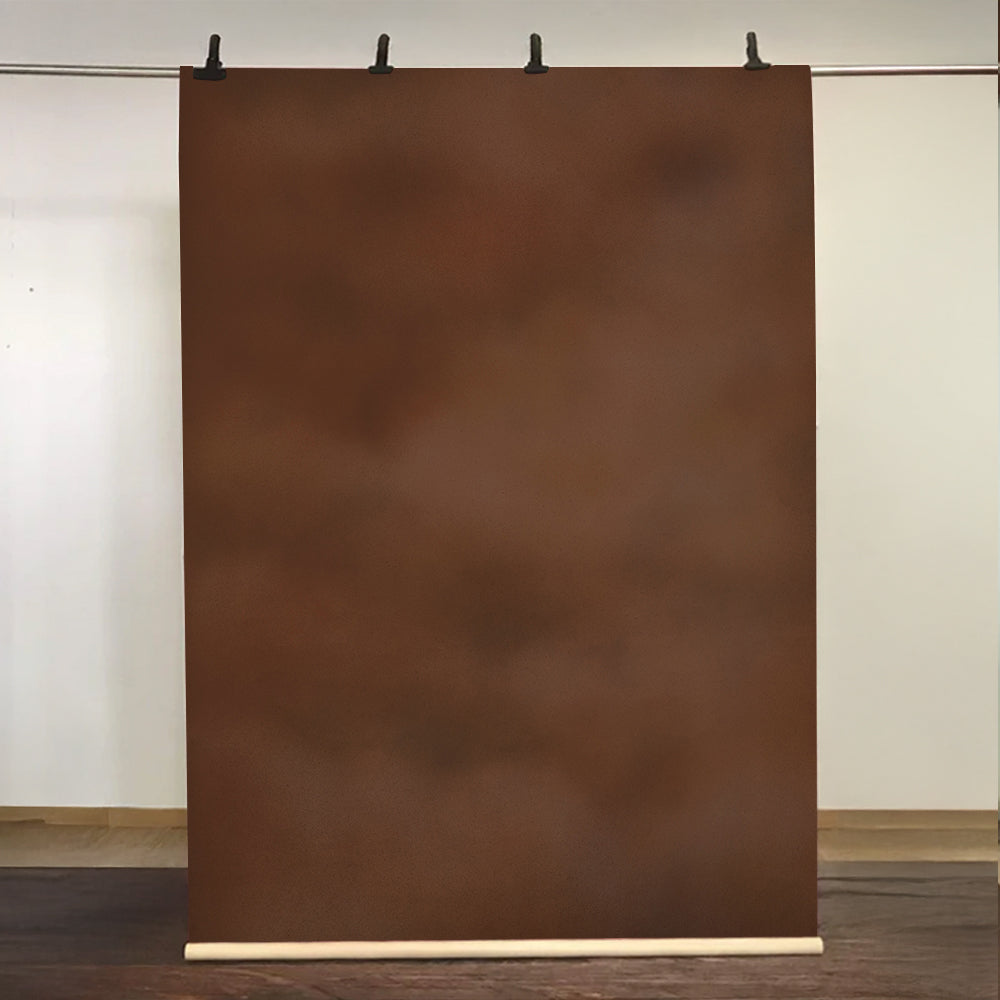 Kate Abstract Brown Tan Rust Texture Spray Painted Backdrop for Photography