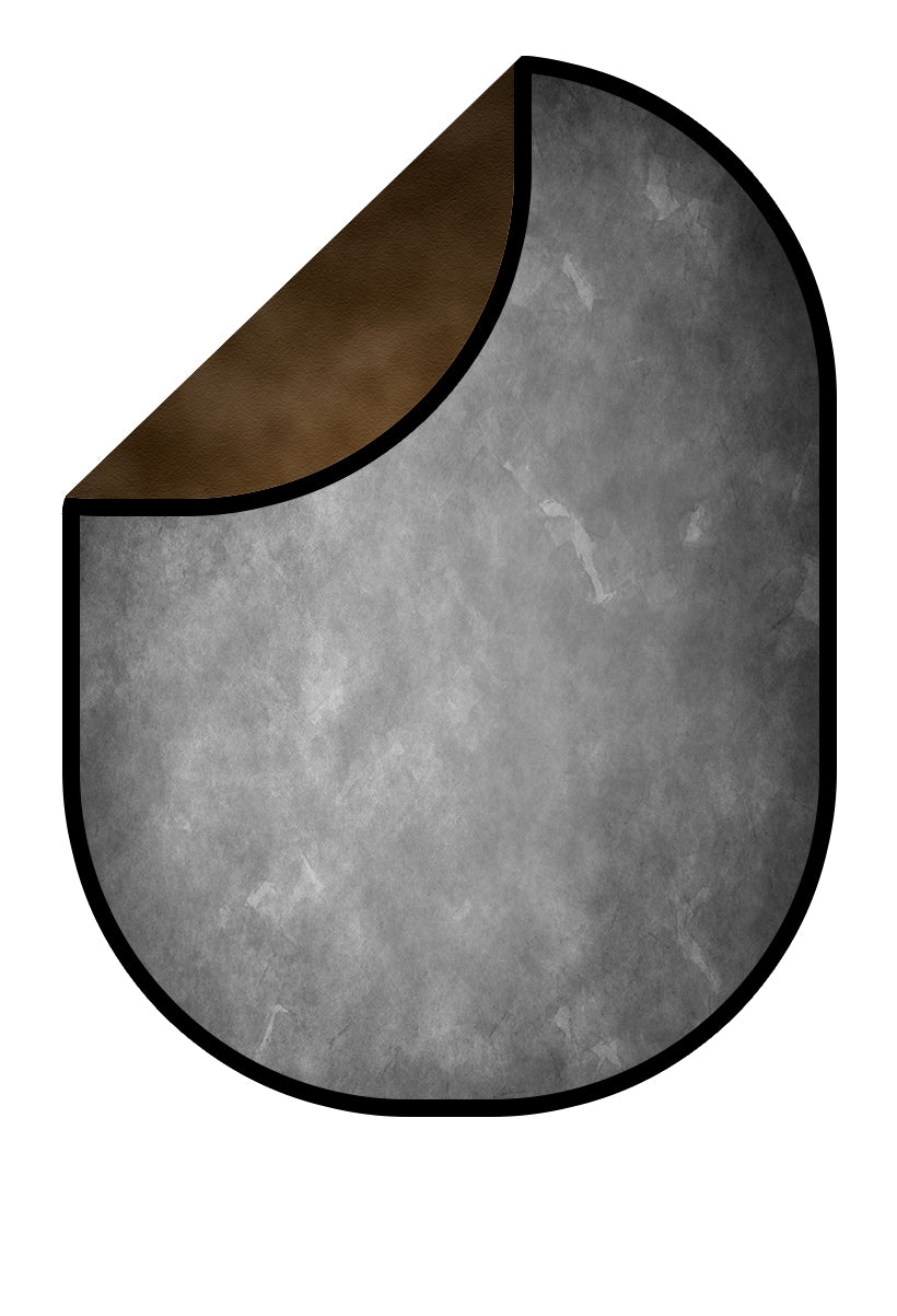 Kate Abstract Brown/Old Gray Collapsible Backdrop Photography 5X6.5ft(1.5x2m) - Kate Backdrop AU