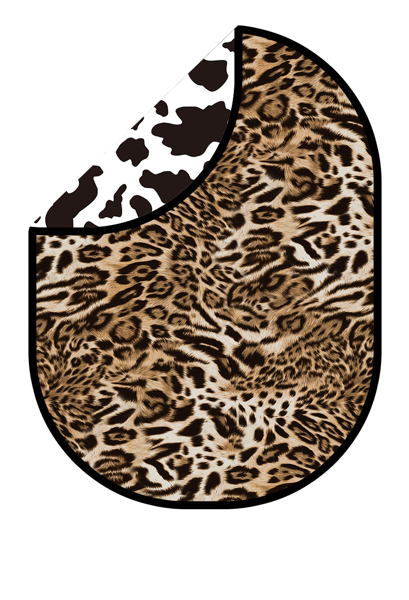 Kate Black and White Spots/Leopard Print Collapsible Backdrop Photography 5X6.5ft(1.5x2m) - Kate Backdrop AU