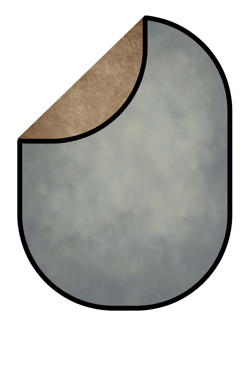 Kate Abstract Old Master Brown/Gray Collapsible Backdrop Photography 5X6.5ft(1.5x2m) - Kate Backdrop AU
