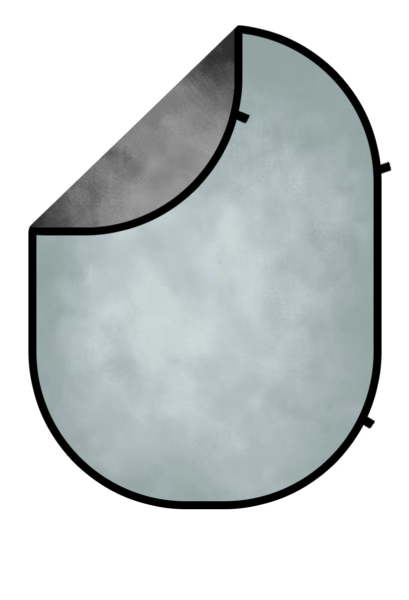 Kate Abstract Green/Gray Collapsible Backdrop Photography 5X6.5ft(1.5x2m) - Kate Backdrop AU